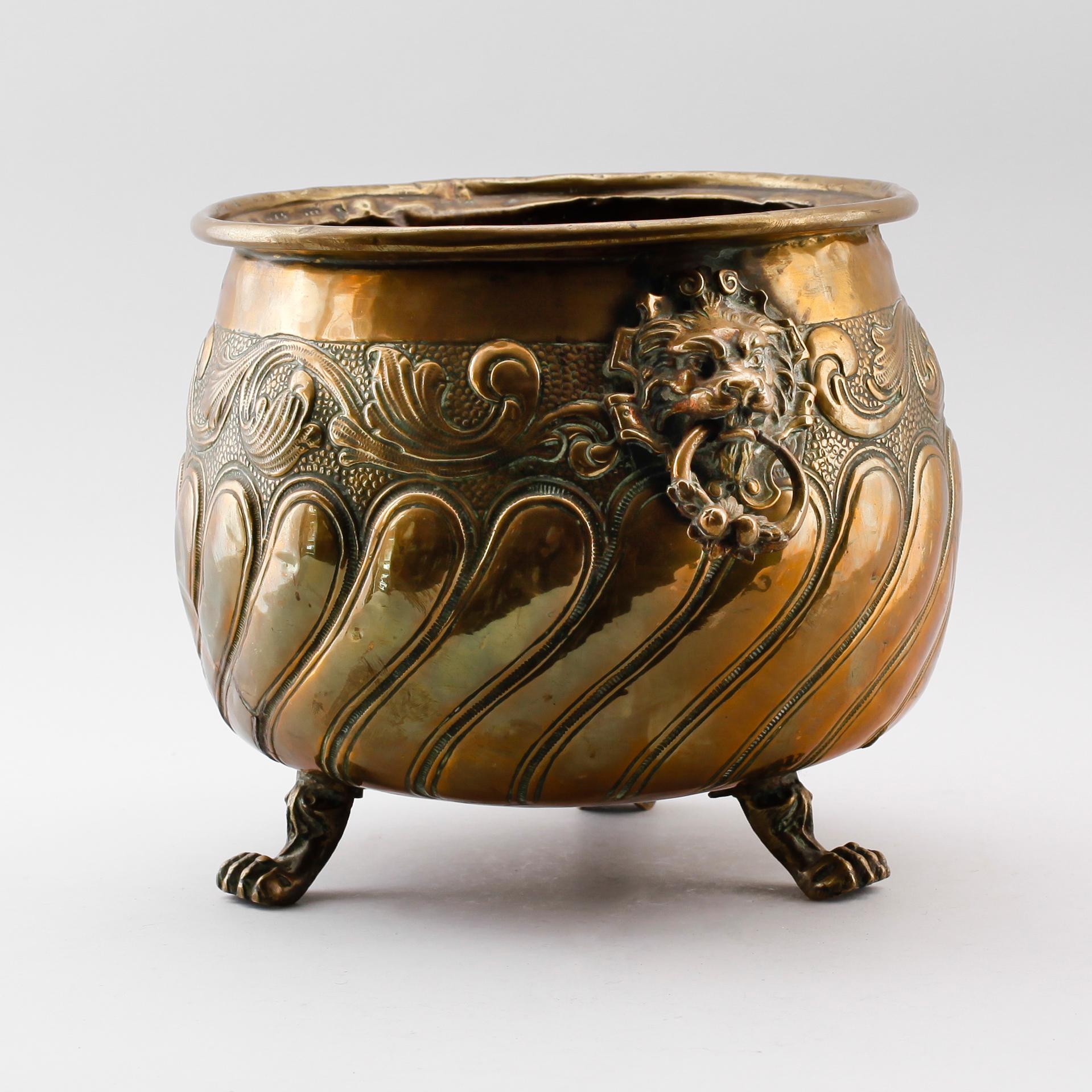 JADRINIÈRE, mässing, 1800-tal.