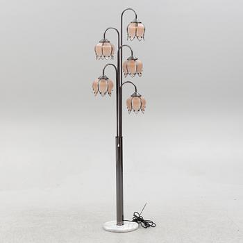 Floor lamp, 5-light points, Cottex, 1980s.