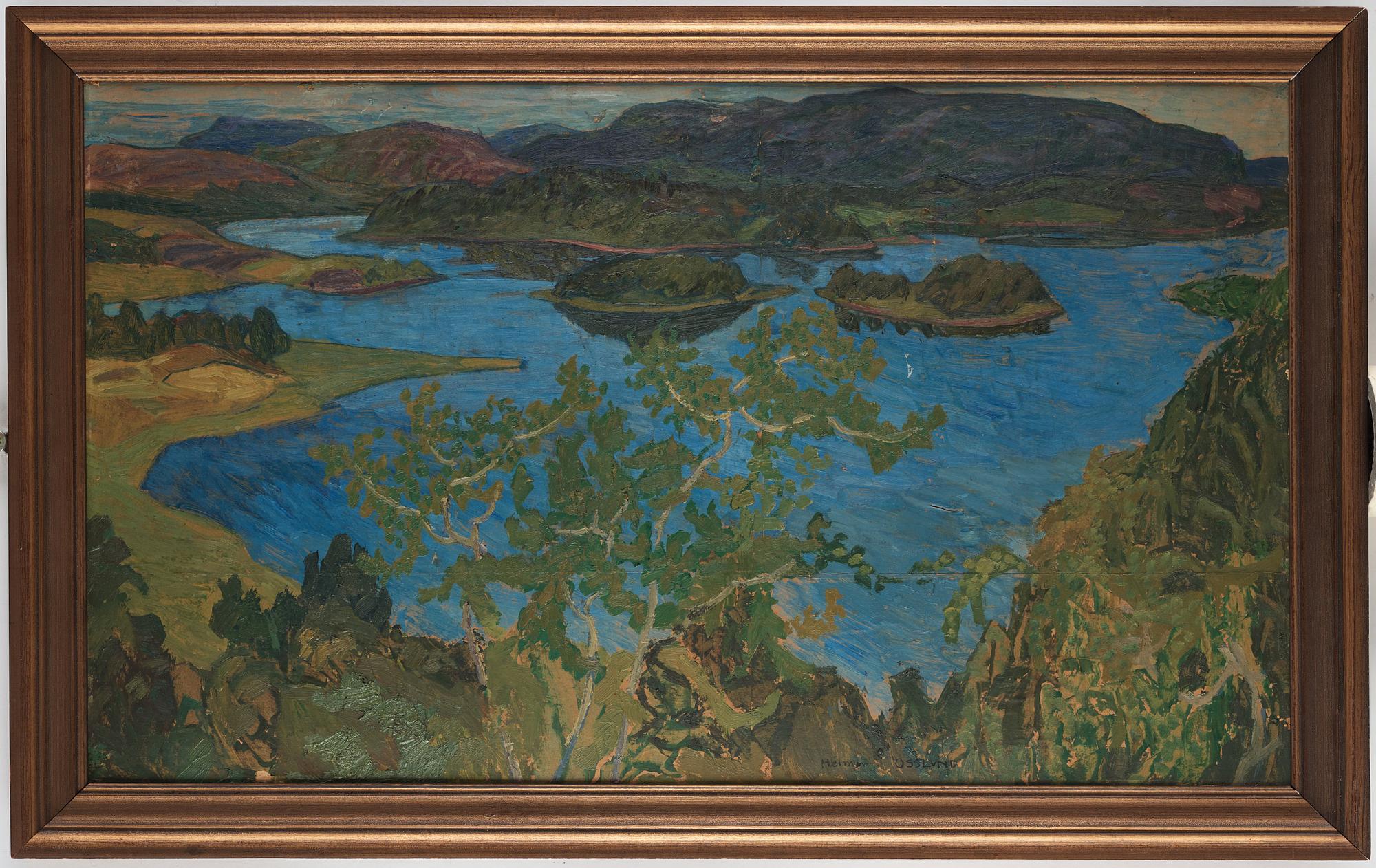 Helmer Osslund, Motiv från Nordingrå.