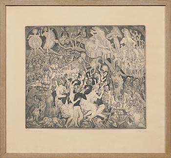 Eduard Wiiralt · EDUARD WIIRALT, etsning, signerad