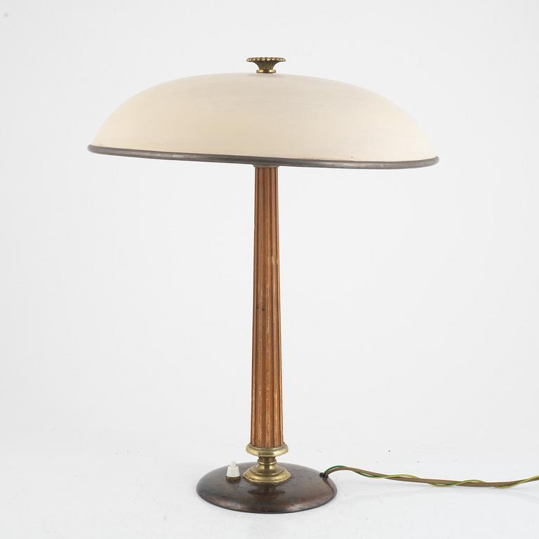 Erik Tidstrand or Bertil Brisborg (Sweden, 1910-1993), a table lamp model "30246", Nordiska Kompaniet, 1940s.