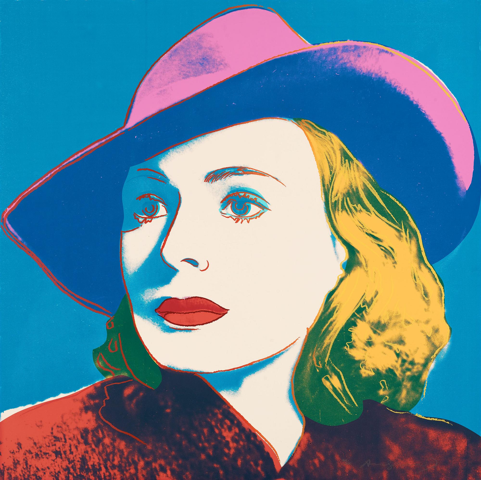 Andy Warhol, "With Hat", ur: "Ingrid Bergman".