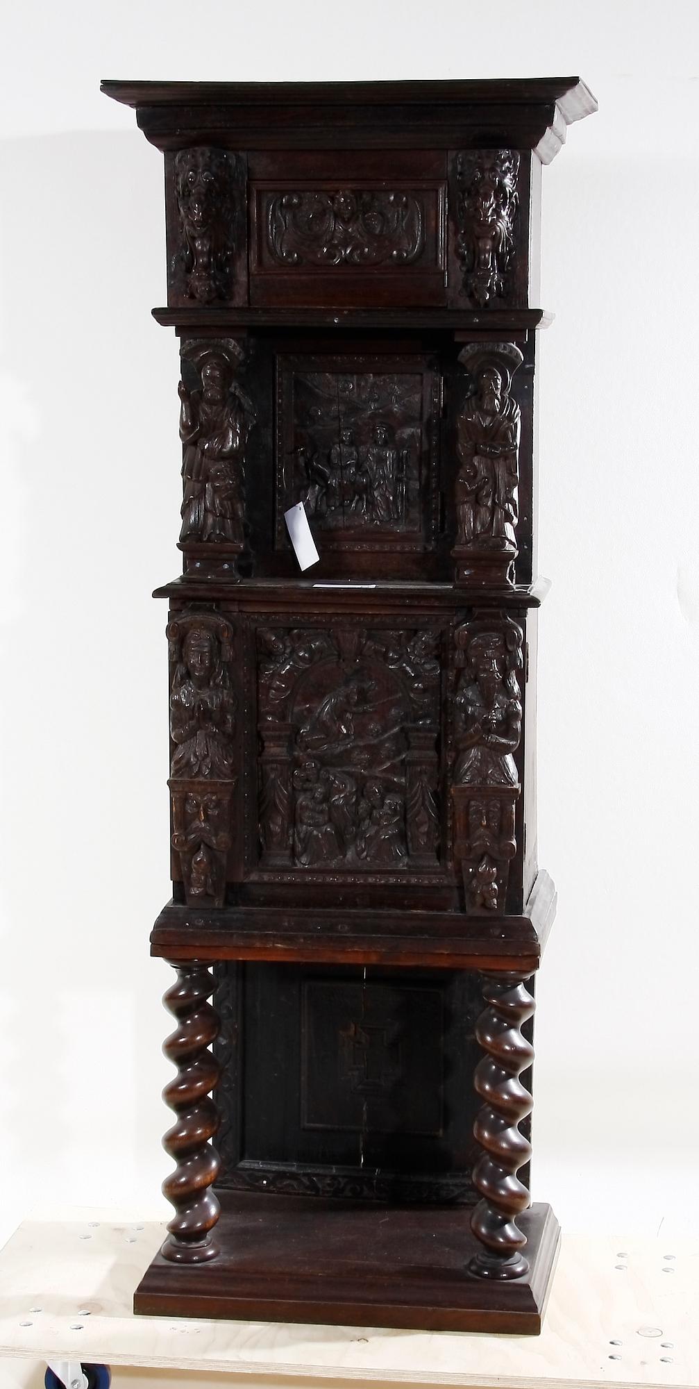 SKÅP, barockstil, 1800/1900-tal.