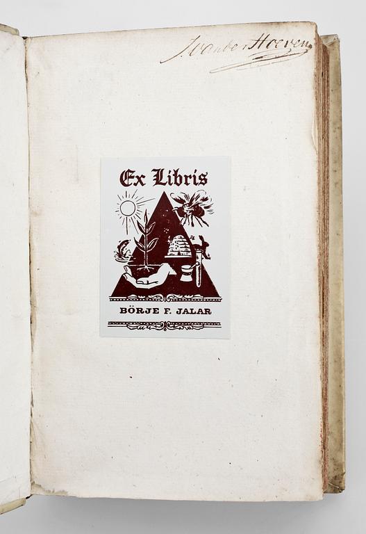 BOK, Flora Svecica exhibens plantas..." av Carl von Linné, Stockholm 1755.