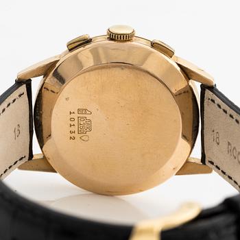 Retiva, chronograph, wristwatch, 36 mm.