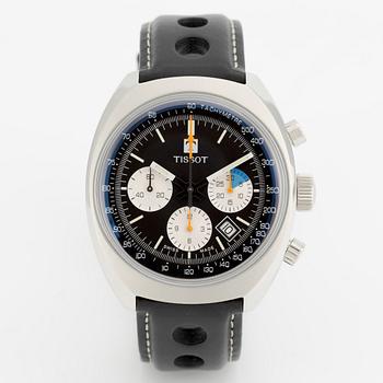 Tissot, Heritage 1973 Chronograph, wristwatch, 43 mm.