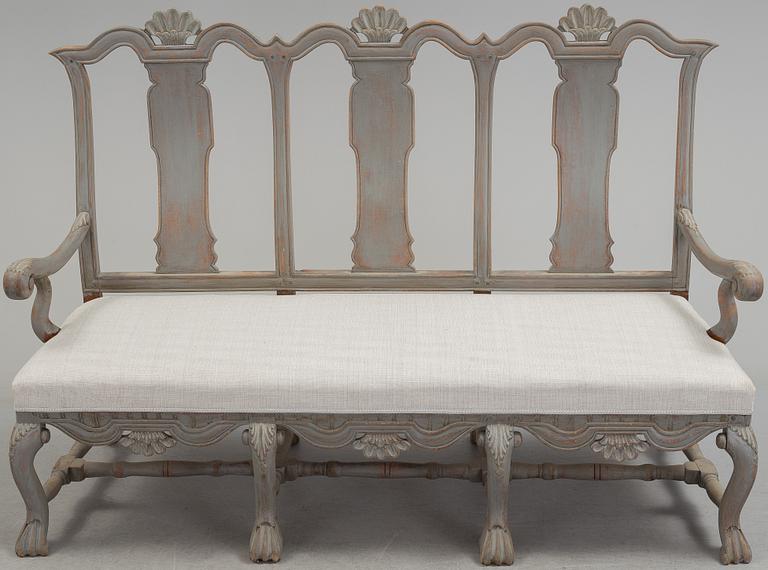 A 18th century Baroque sofa.