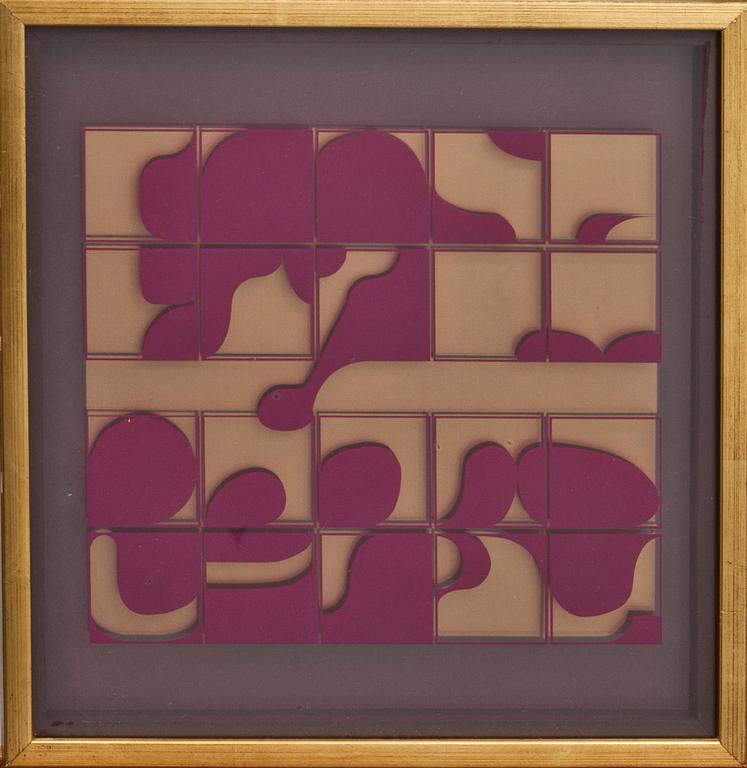 BECK & JUNG (HOLGER BÄCKSTRÖM & BO LJUNGBERG), multipel, sign, numr 21/31 o dat 1969.