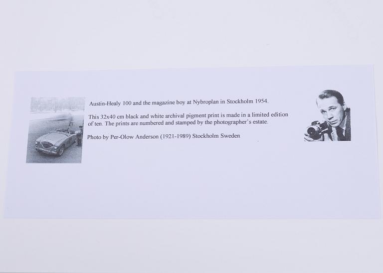 Per-Olow Anderson, 'Austin-Healy 100'.