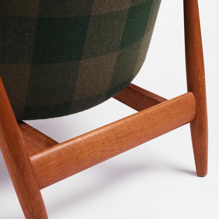 Ib Kofod-Larsen, an "Elisabeth" teak armchair, model "U 65", master carpenter Christensen & Larsen, Denmark 1950s-60s.