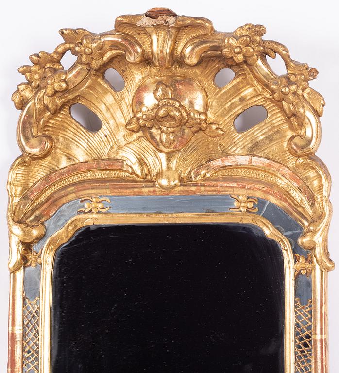 Mirror, Rococo, mid-18th century.