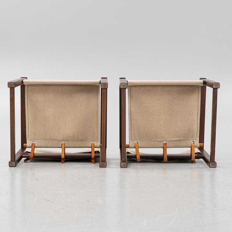 Karin Mobring. A pair of armchairs, "Diana", IKEA, 1970's.