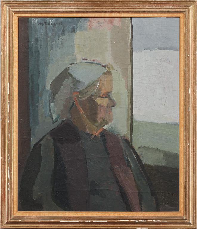 ALF LINDBERG, olja på pannå, signerad och daterad -40.