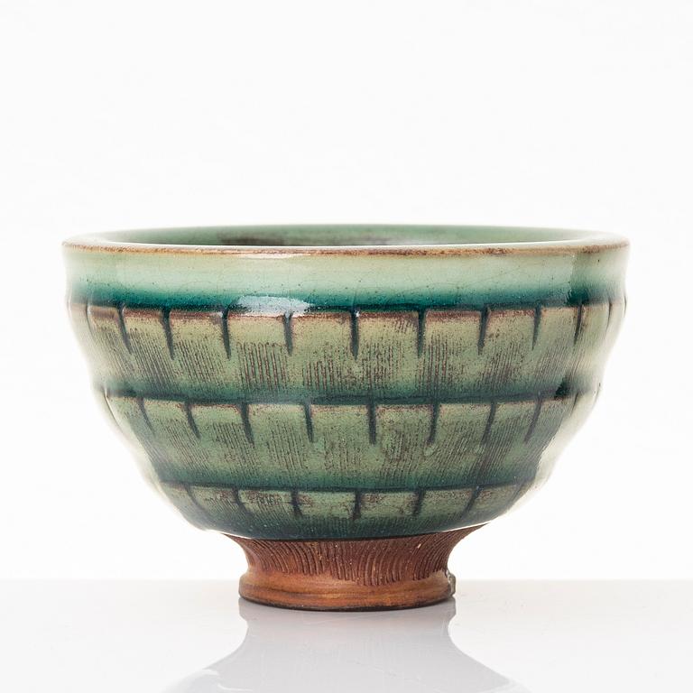 Wilhelm Kåge, Bowl, Farsta, stoneware, Gustavsberg's Studio.