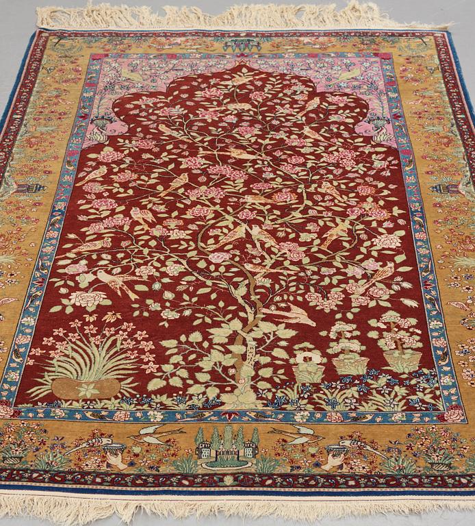 A rug, semi-antique oriental, ca 225 x 143 cm.