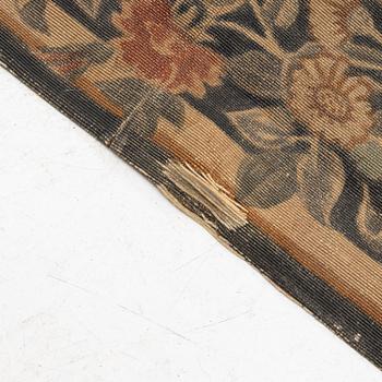 Painted wallpaper, Europe, circa 1900. 440 x 320 cm.