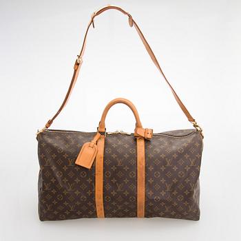 Louis Vuitton, 'Keepall 55 bandoulière', weekend bag.