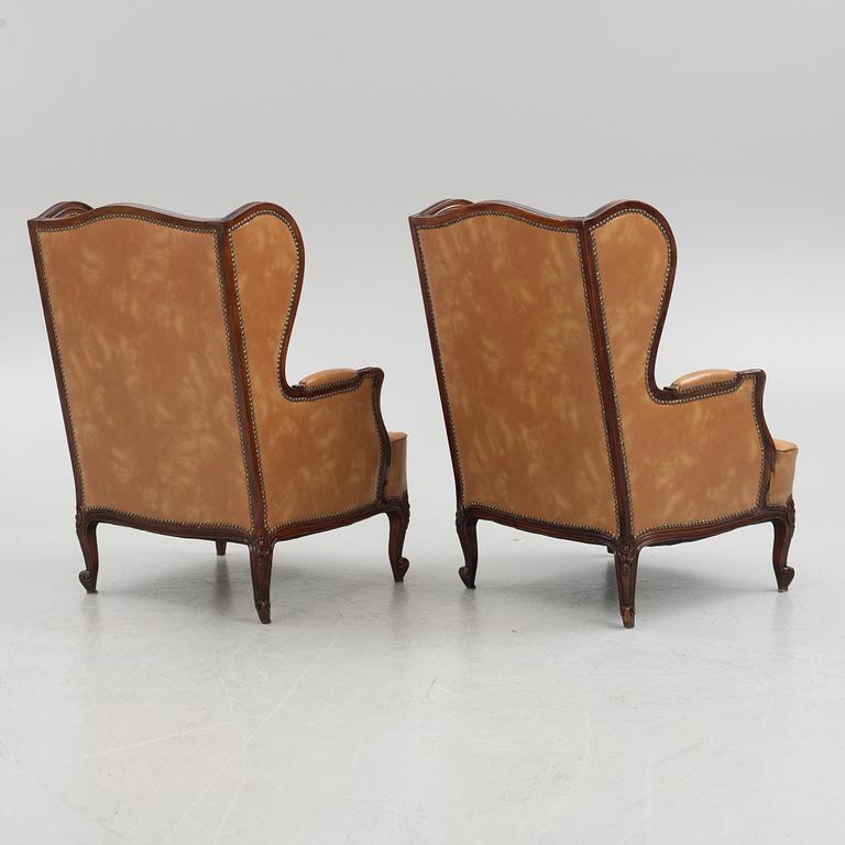 A pair of armchairs, second half of the 20th century.