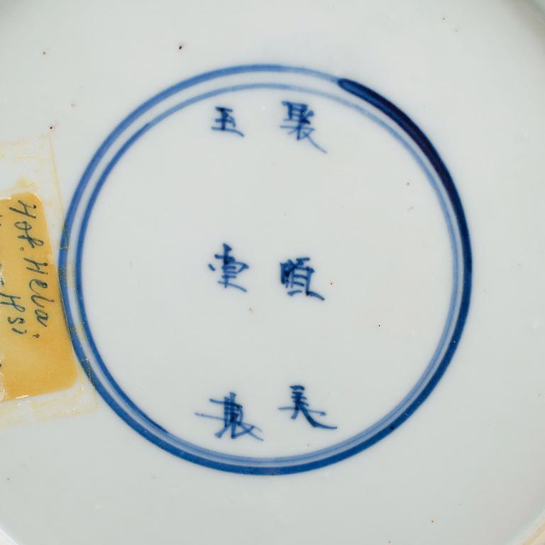 SKÅLFAT, 4 st, porslin, Kina, Kangxi.