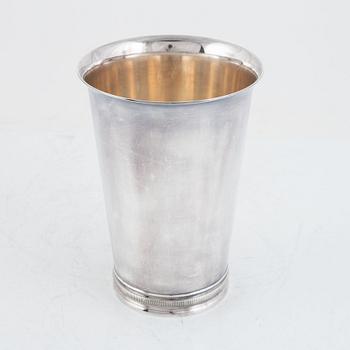 A Swedish Silver Beaker, mark of GAB, Stockholm 1936.