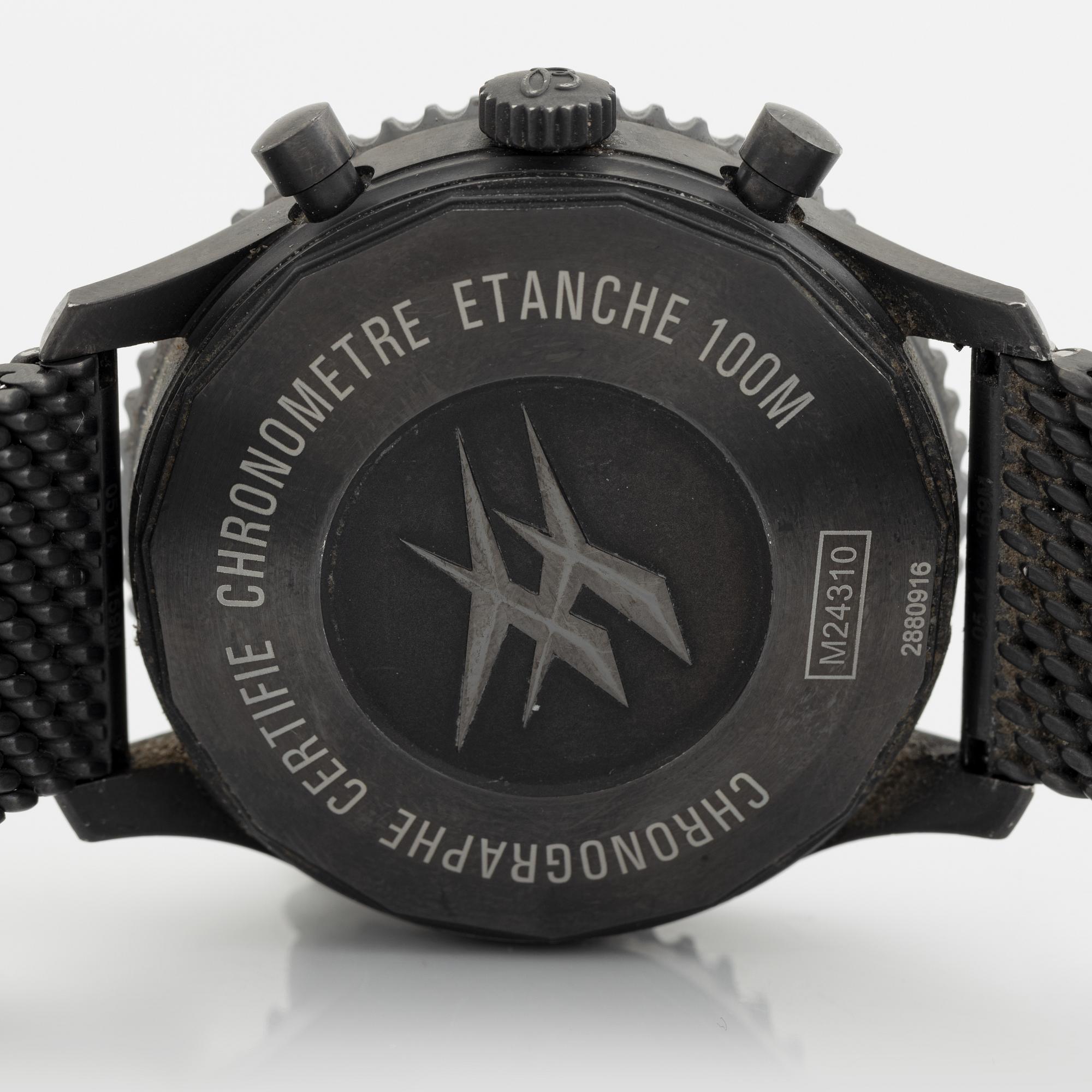 Breitling, Chronoliner, chronograph, wristwatch, 46 mm.