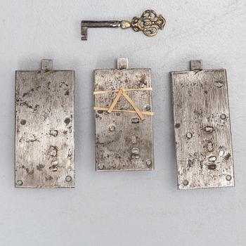 A Swedish Rococo chest of drawers, second half of the 18th century.