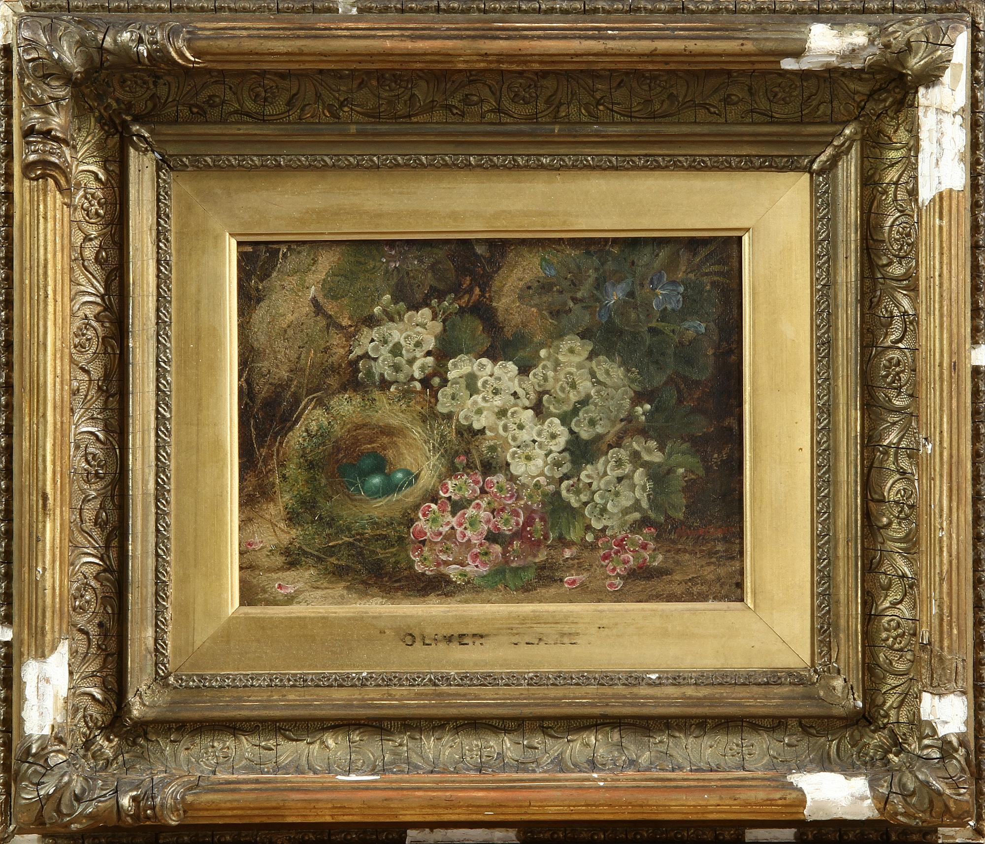 OLIVER CLARE, tillskriven, oljemålning på duk, sign.