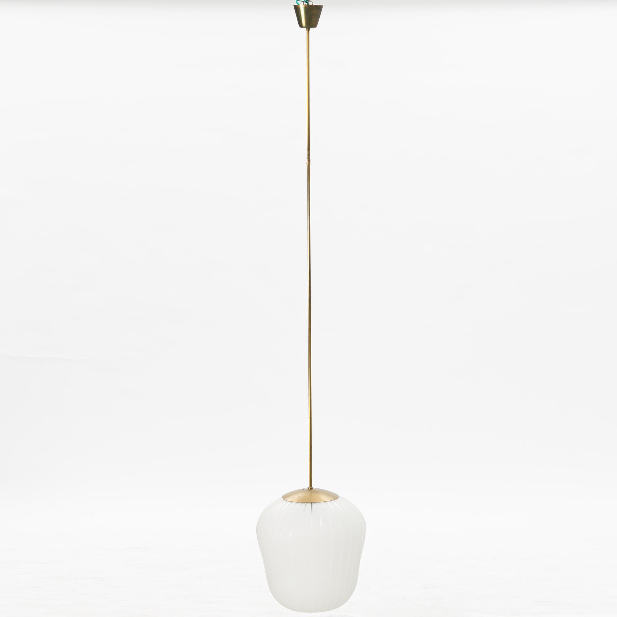 Harald Notini, a pair of ceiling lamps model "11335B", Arvid Böhlmarks Lampfabrik, 1940s.