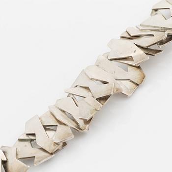 Rey Urban, sterling silver necklace, Stockholm 1974.