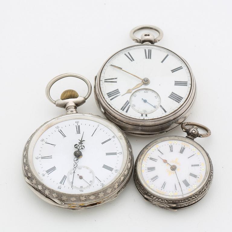 3 PCS OF POCKET WATCH,
