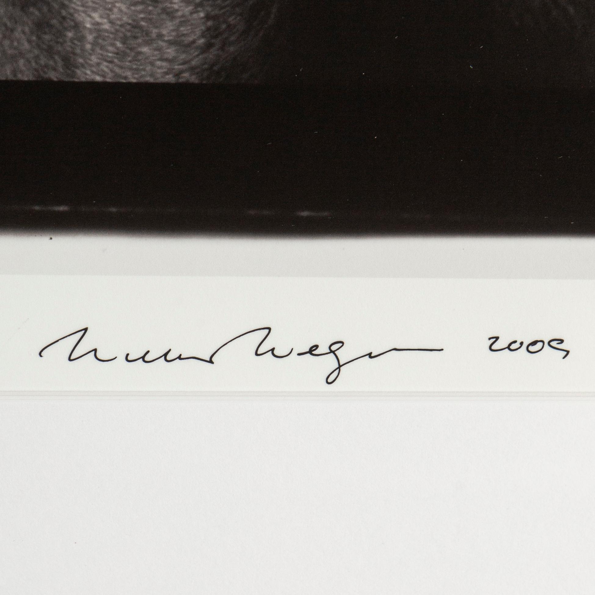 WILLIAM WEGMAN, fotografi, signerat och daterat -09.