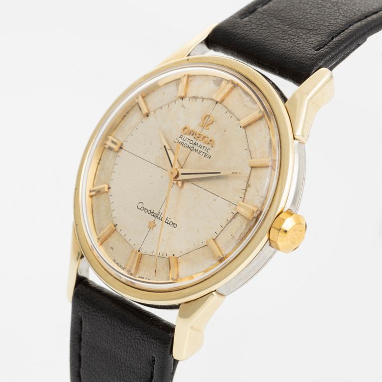 Omega, Constellation, Chronometer, Pie-Pan, armbandsur, 34 mm.