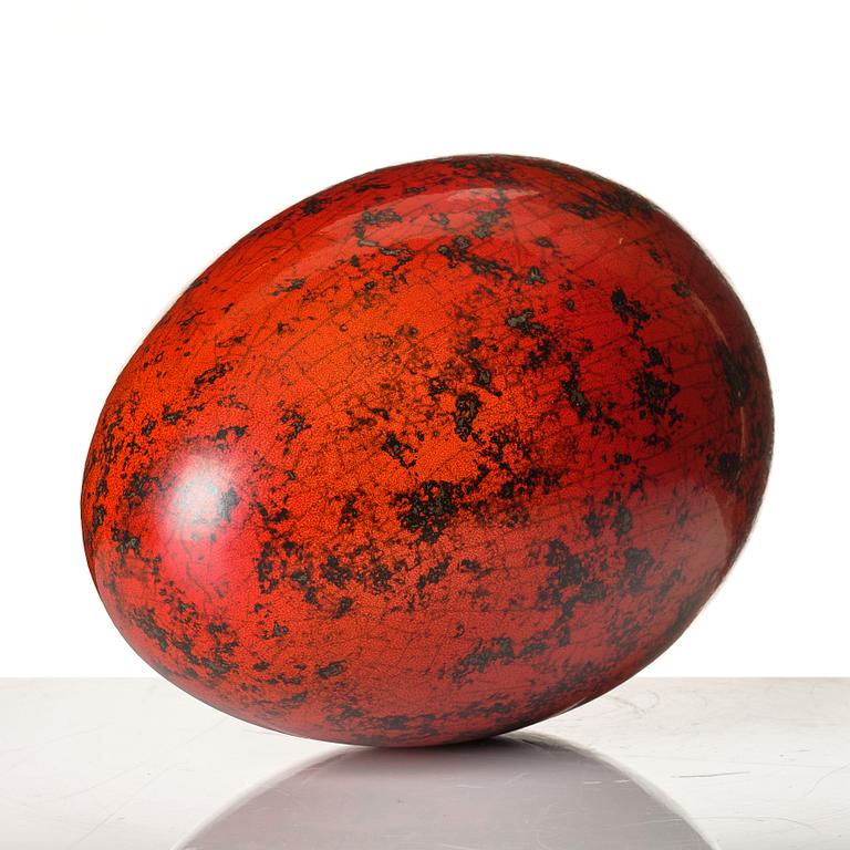 Hans Hedberg, a stoneware sculpture of an egg, Biot, France.