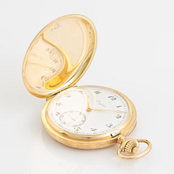 Longines, pocket watch, 50,5 mm, hunter,