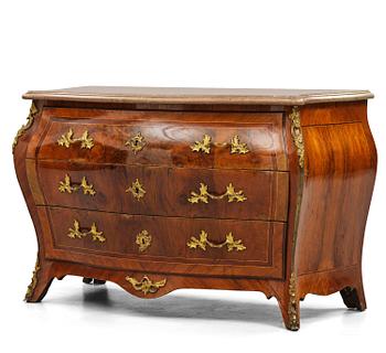 13. A Swedish Rococo commode attributed to P. Gyllenberg (master in Stockholm 1767-85).