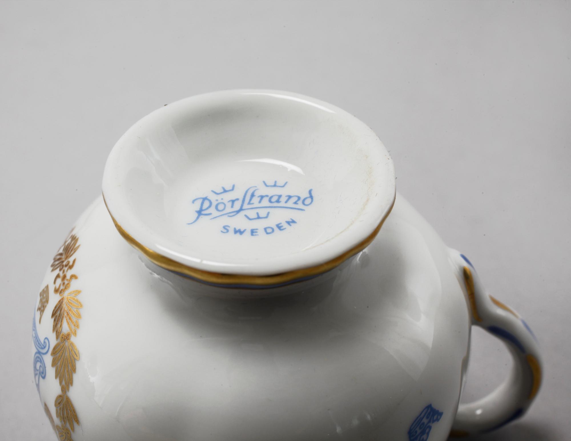 13 creme cups by Rörstrand, second half of the 20th century.