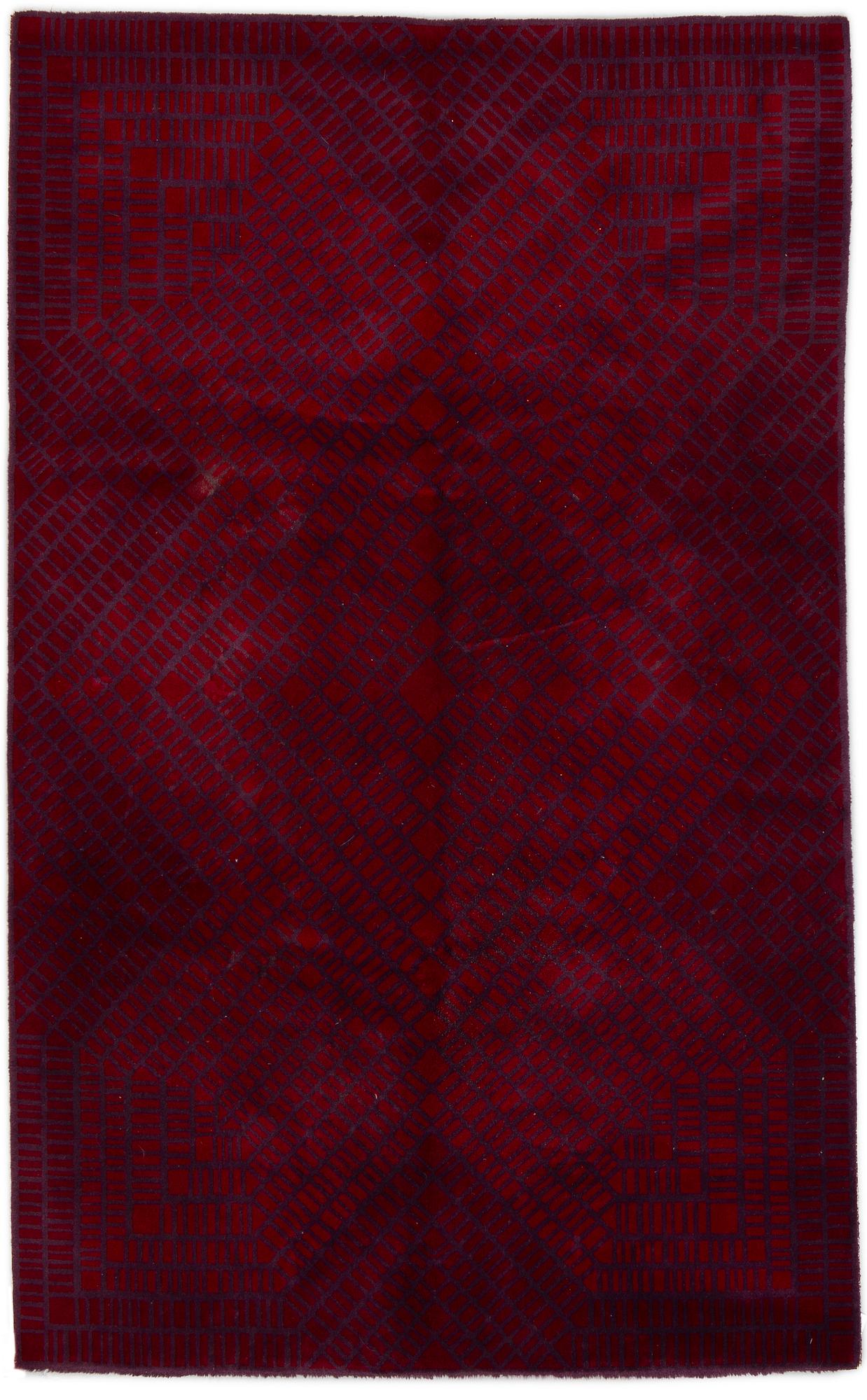 Carpet, machine made knotted pile, ca 239 x 169 cm, 1960's.