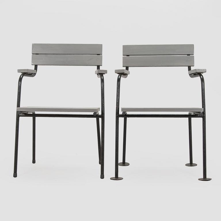 Einari Teräsvirta, probably, a 5-piece garden furniture set, mid-20th century.