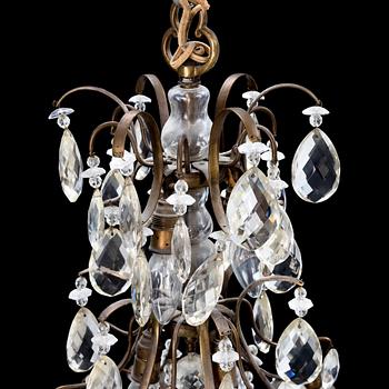 A Rococo Style Chandelier, first half of the 20th Century.