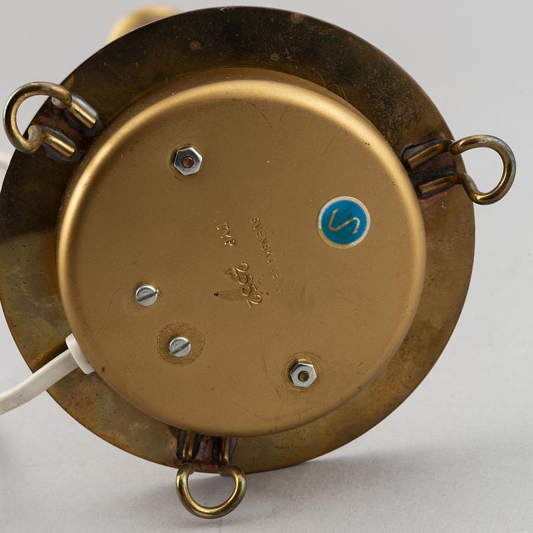 A model 2552 brass table lamp by Josef Frank for Firma Svenskt Tenn.