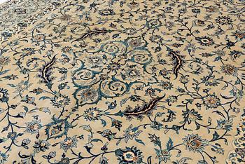 Carpet, Keshan, approx. 405 x 275 cm.