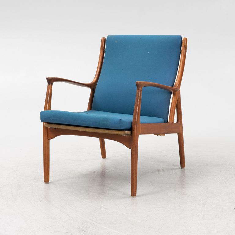 S.A. Andersen, an armchair, Horsnaes, Horsens, Denmark, 1960s.