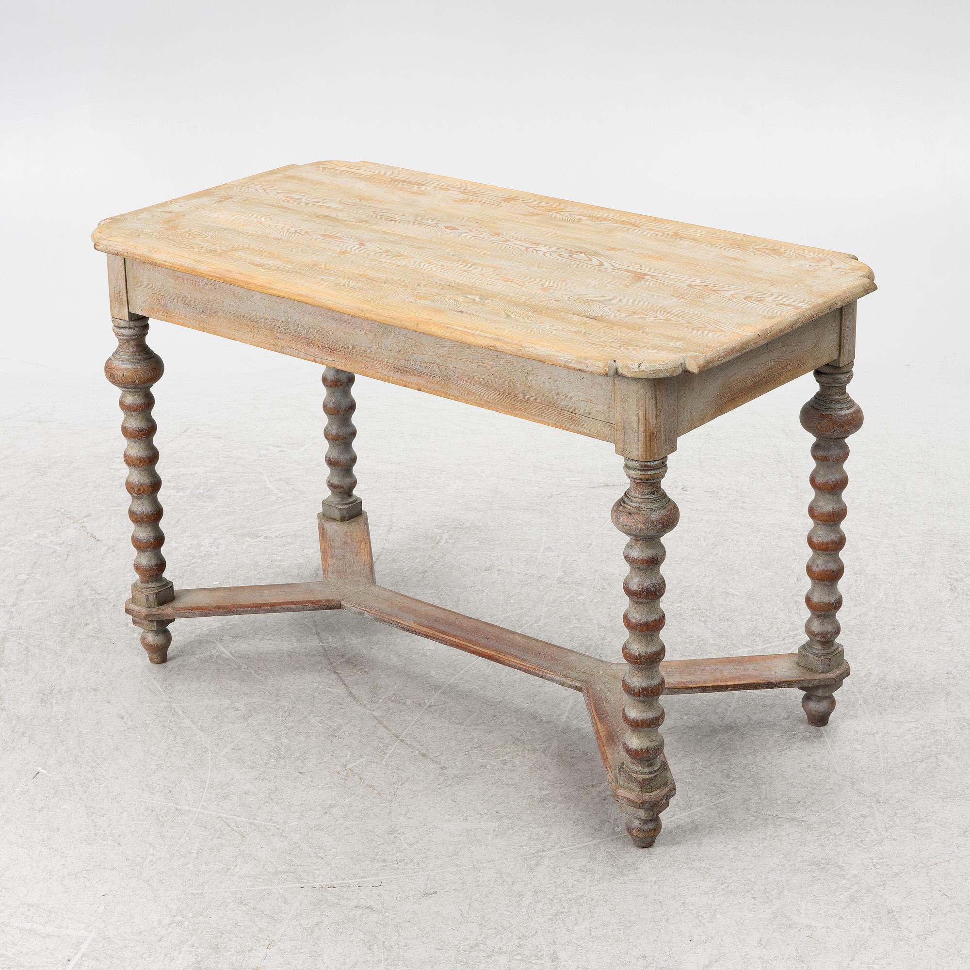 Bord, barockstil, 1800-tal.