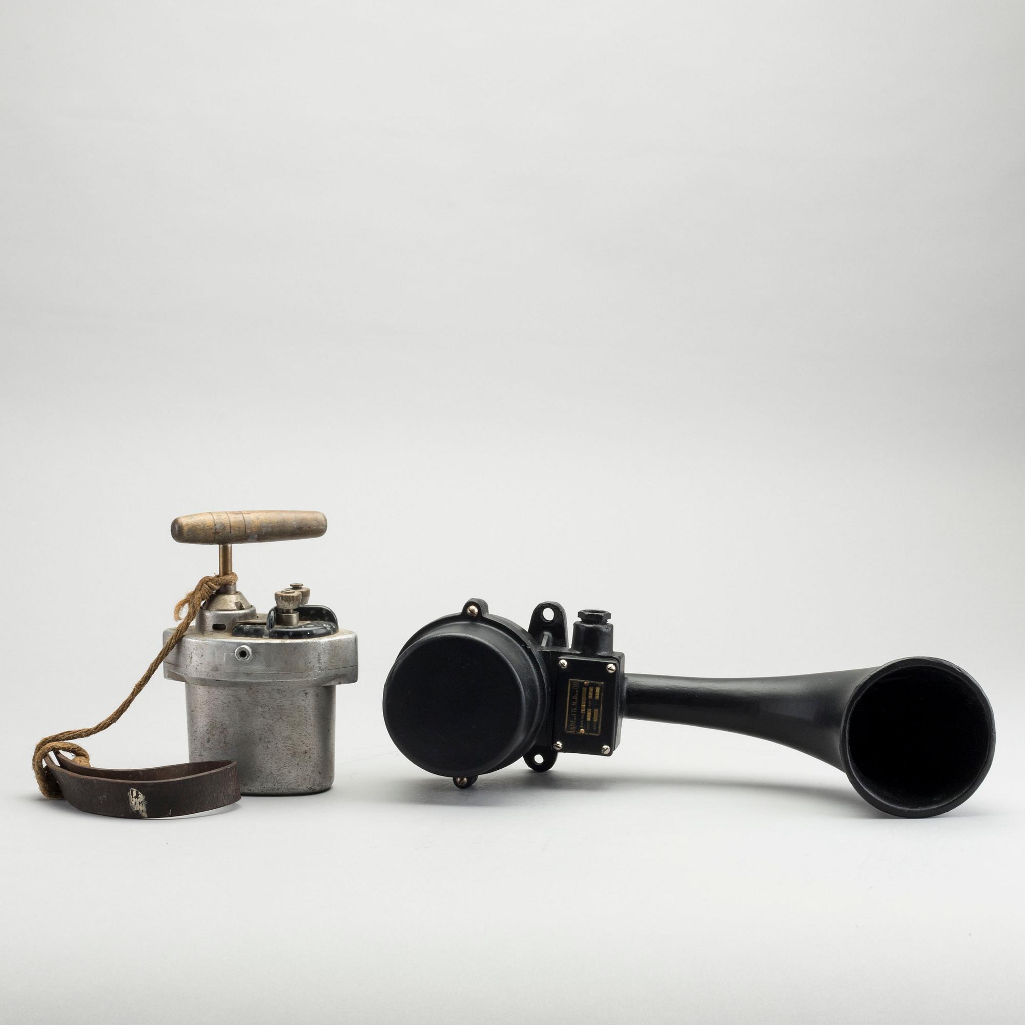 SIGNALHORN Carl Th. Malling samt GRUVDETONATOR SCHAFFLER & CO, 1900-talets första del.