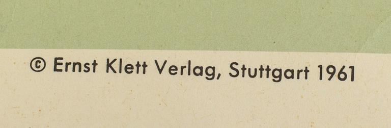 SKOLPLANSCH, "Muscles" Ernst Klett Verlag Stuttgart 1961.