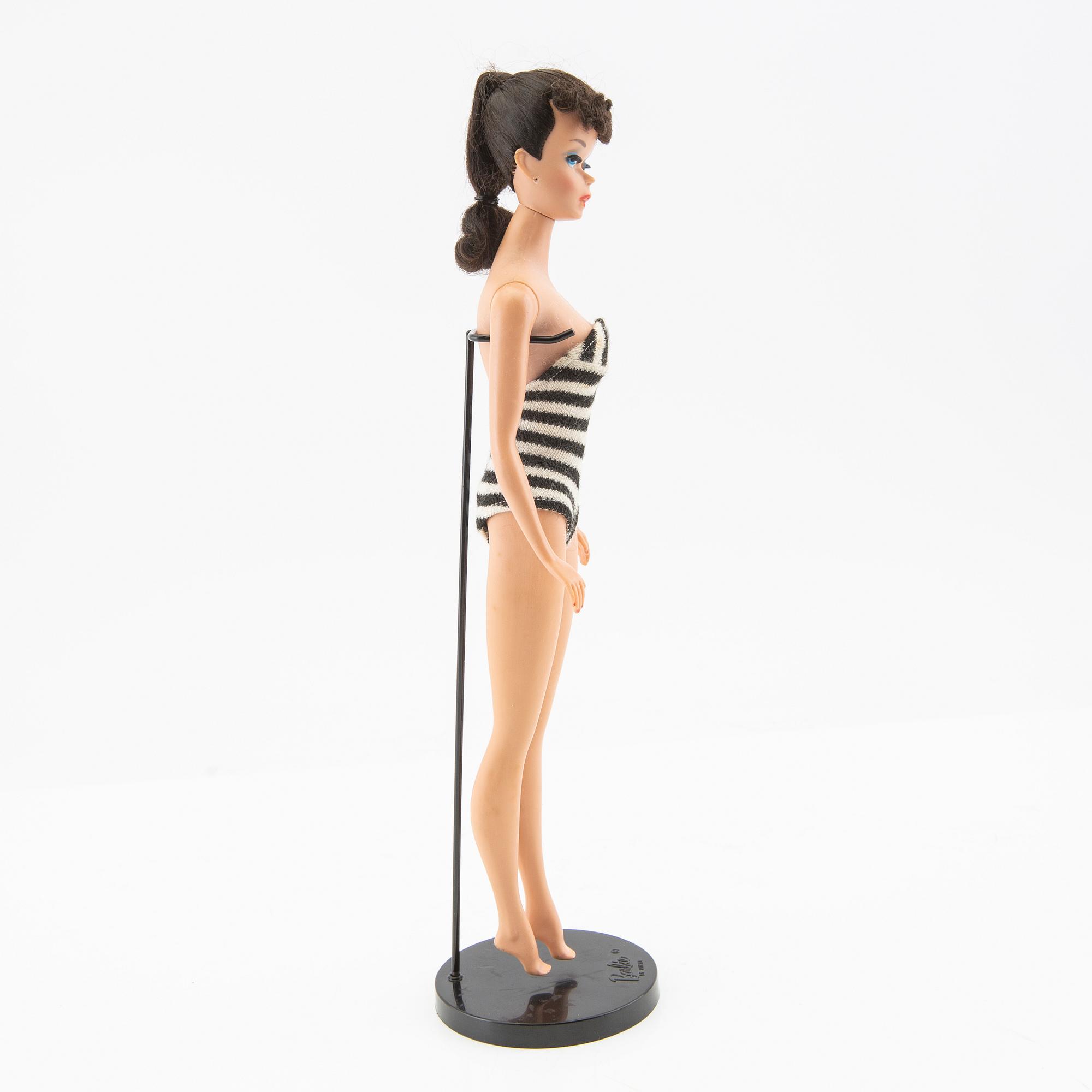 Barbie doll, vinatge "No. 4 Ponytail", Mattel 1960.