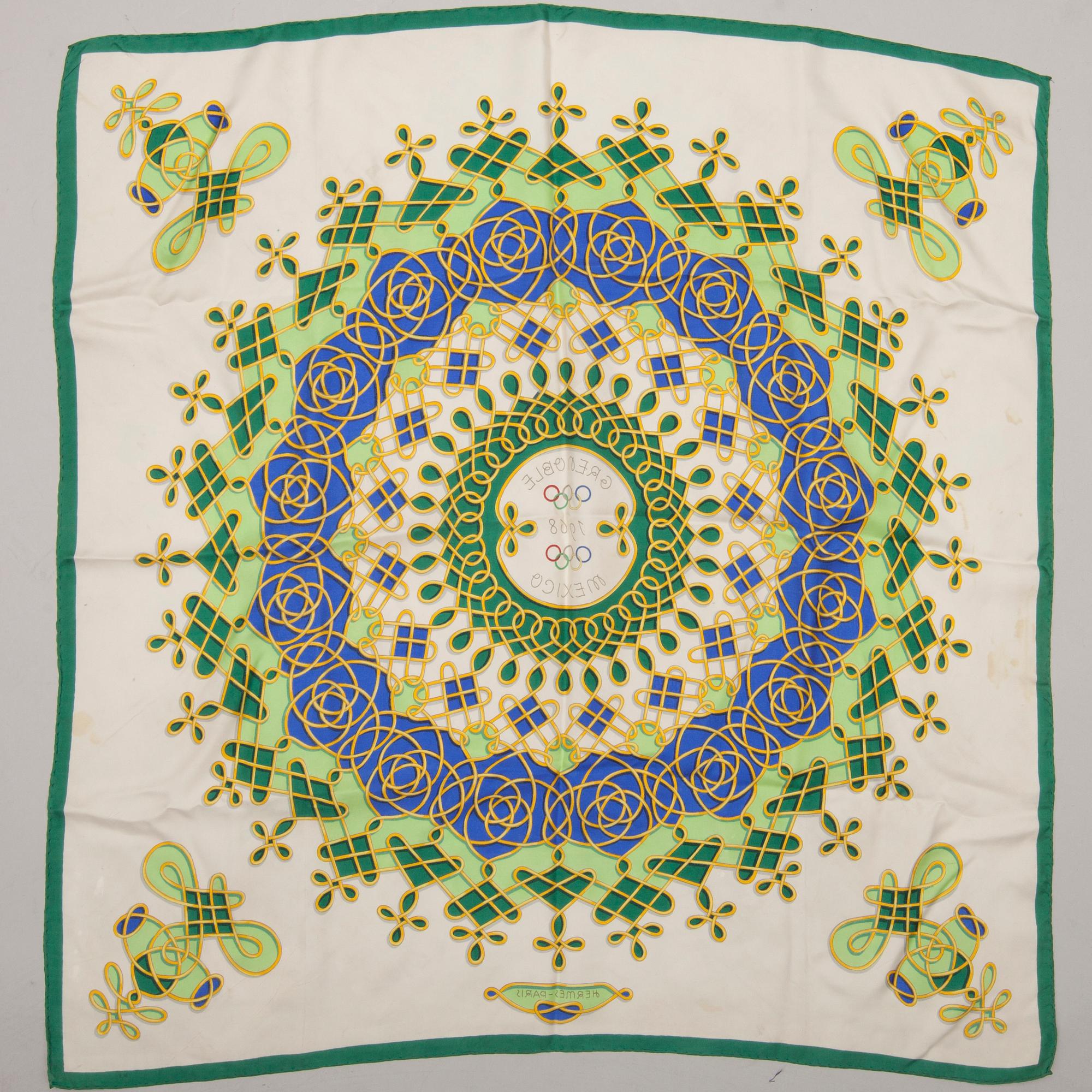 SCARF, "Grenoble 1968 Mexico", Hermès.