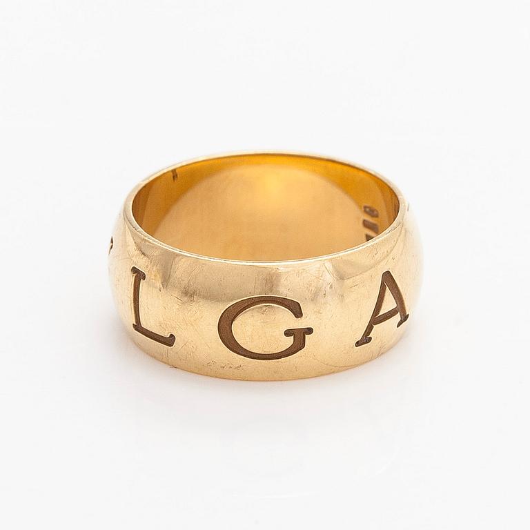 Bulgari, sormus, ”Monologo”, 18K kultaa.
