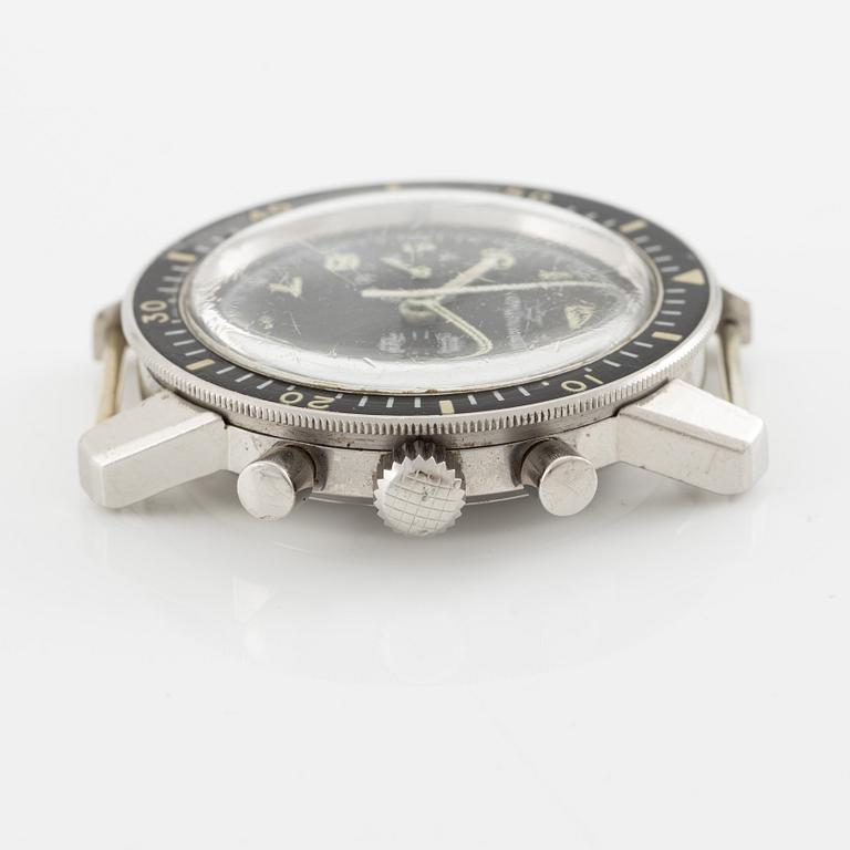 Lemania, "Viggen", "Tre Kronor", chronograph, wristwatch, 42 mm.