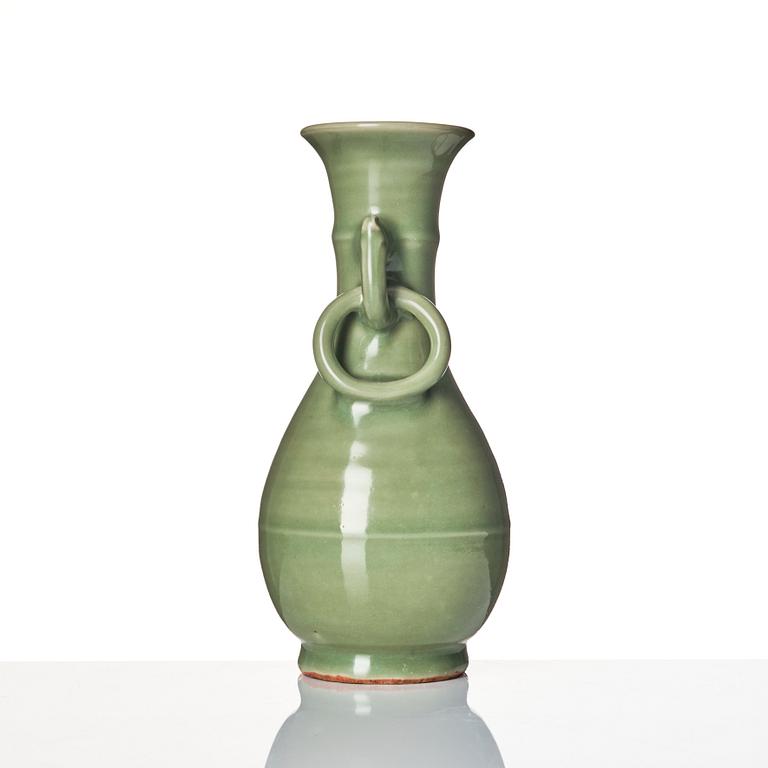 A celadon vase, Ming dynasty (1368-1644).